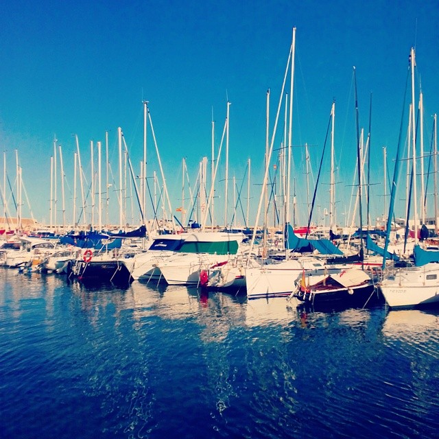 #Boats on a sunny day in #Spain