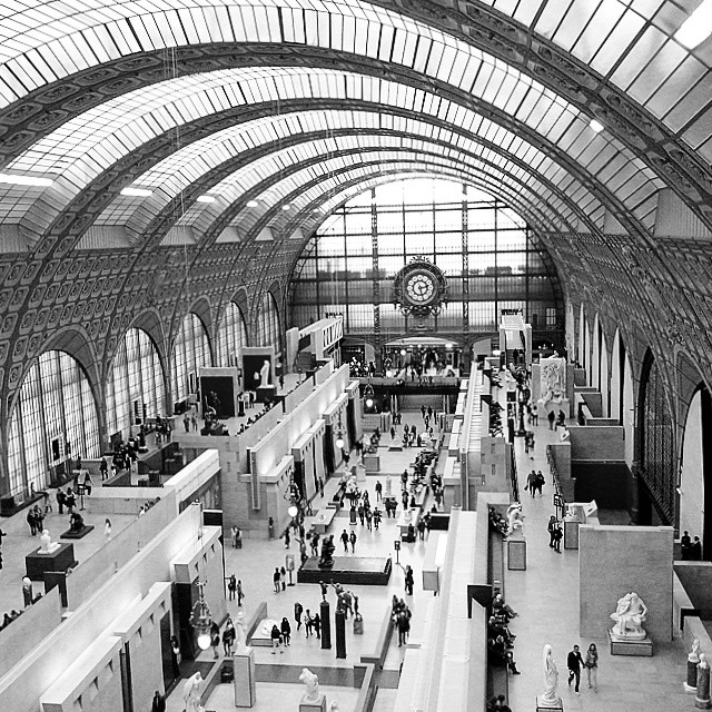Musée d'Orsay is a #museum in #Paris housed in the former railway station built in 1900