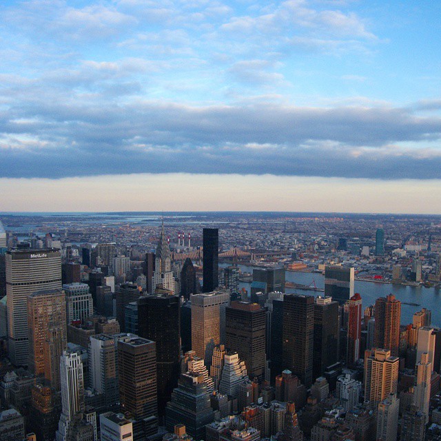 There's nothing like the view from the Empire State Building! #NYC #nycskyline
