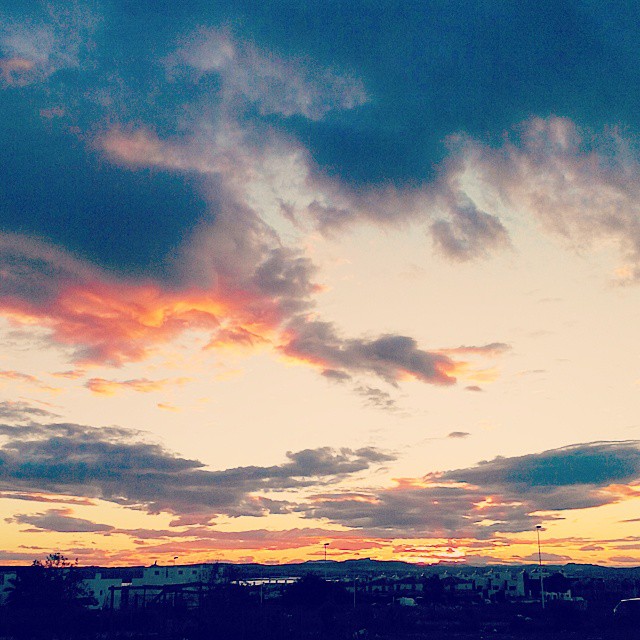 A sunset. October, 14, 2014