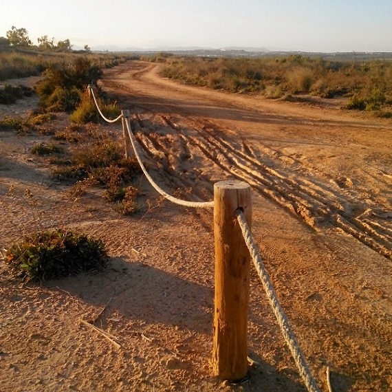 Hiking trail near the Salina de La Mata