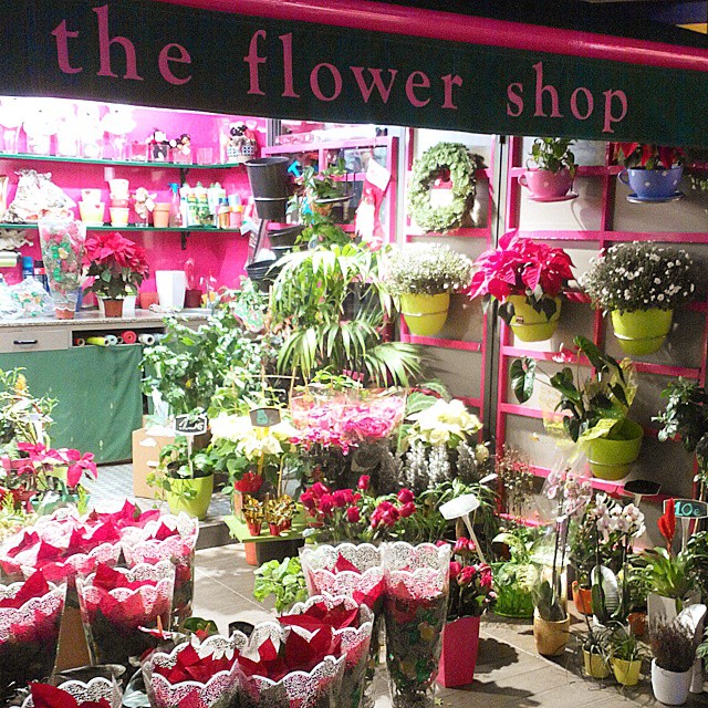 Just a nice flower shop... The holidays season is coming soon! #flowers #Christmas