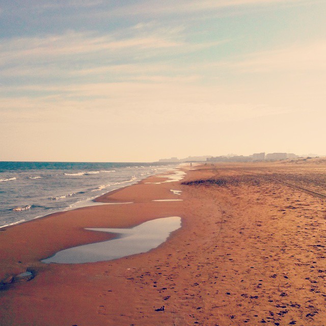 La Mata Beach in Winter. January, 24, 2015