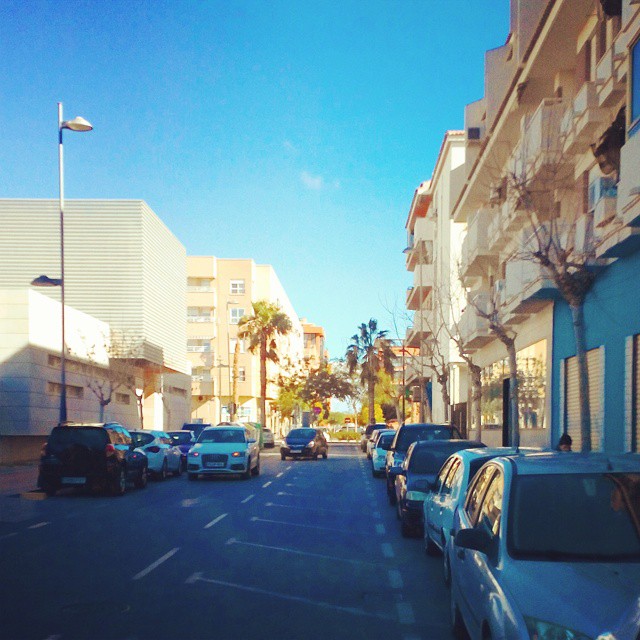 A street close to the University of Alicante #street #sanvicentedelraspeig