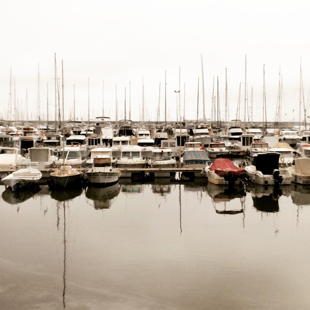 A rare cloudy moment at Puerto de #Torrevieja, #Spain