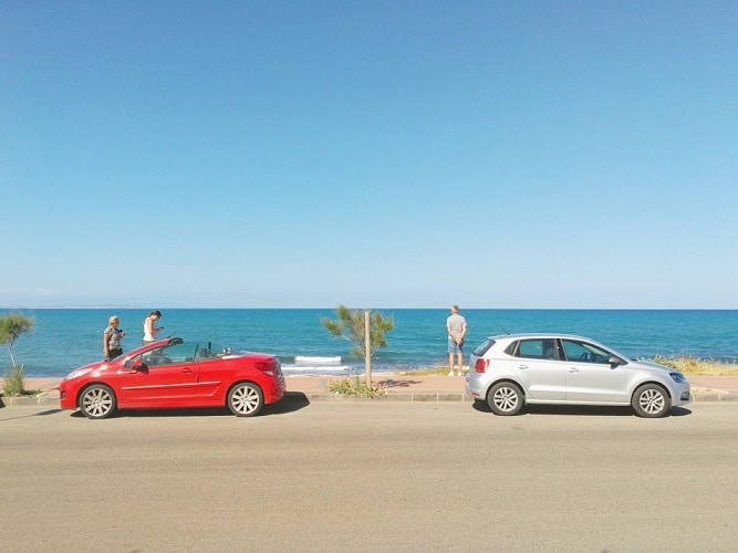 View from terrace of Matute Restaurant